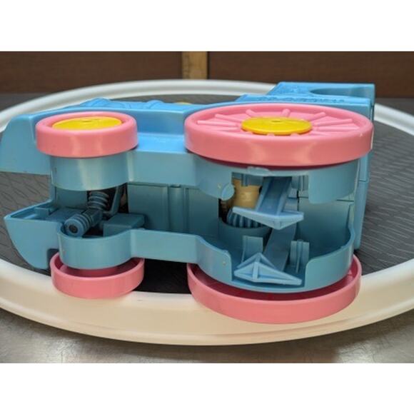 Vintage 70s Musical Mattel Train Crib Rail Sitter Runner Moving Toy Infant Baby - Picture 10 of 12